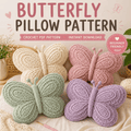Butterfly Pillow Crochet Pattern