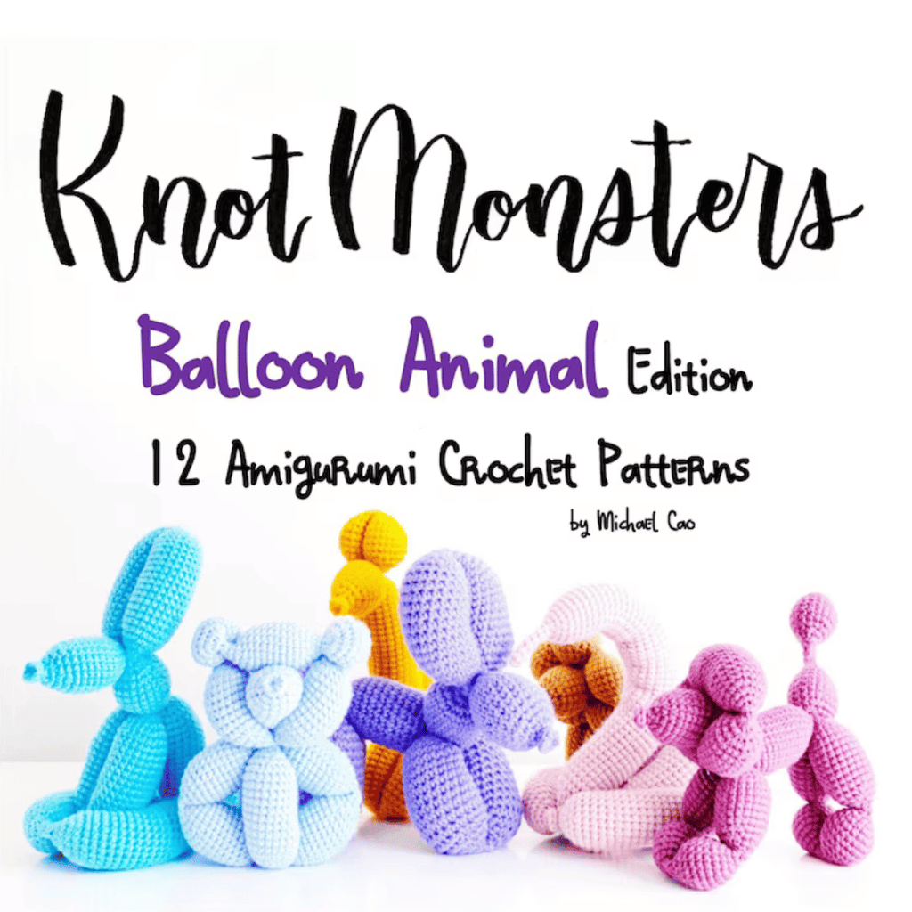 12 Balloon Animal Crochet Patterns Bundle