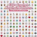 130+ Crochet Keychain Pattern Bundle