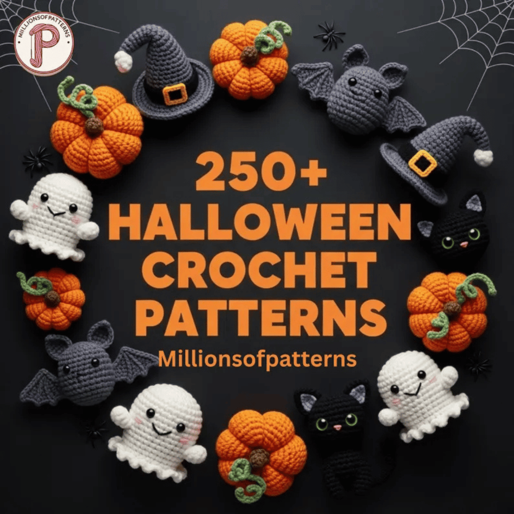 250+ Halloween Crochet Pattern Bundle – Spooky Amigurumi & Decor PDF Collection