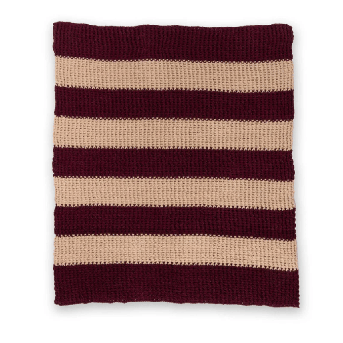 Bernat Deep Ridge Crochet Blanket Pattern – Chunky Textured Afghan PDF