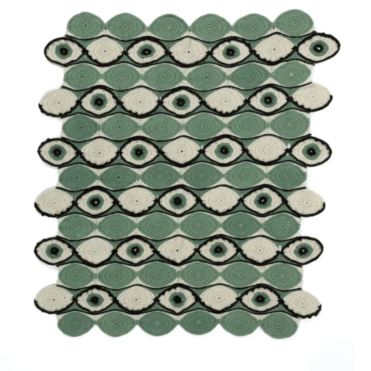Bernat Eye See You Crochet Blanket Pattern – Textured Eyelet Afghan PDF