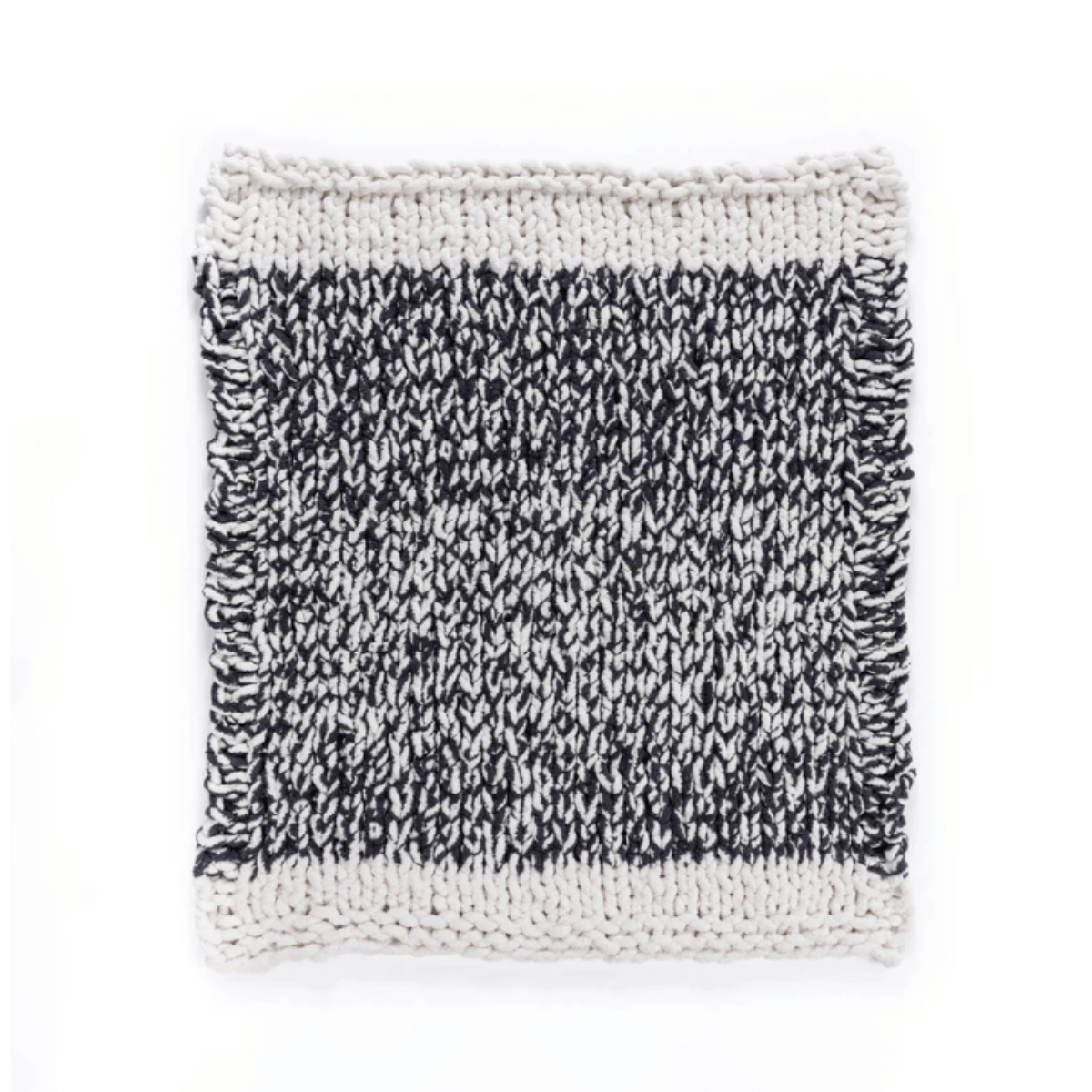 Bernat Go With the Flow Table Knit Blanket Pattern