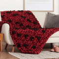 Bernat Put a Bow On It Table Knit Blanket Pattern