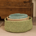 Bernat Three Crochet Nesting Baskets Pattern