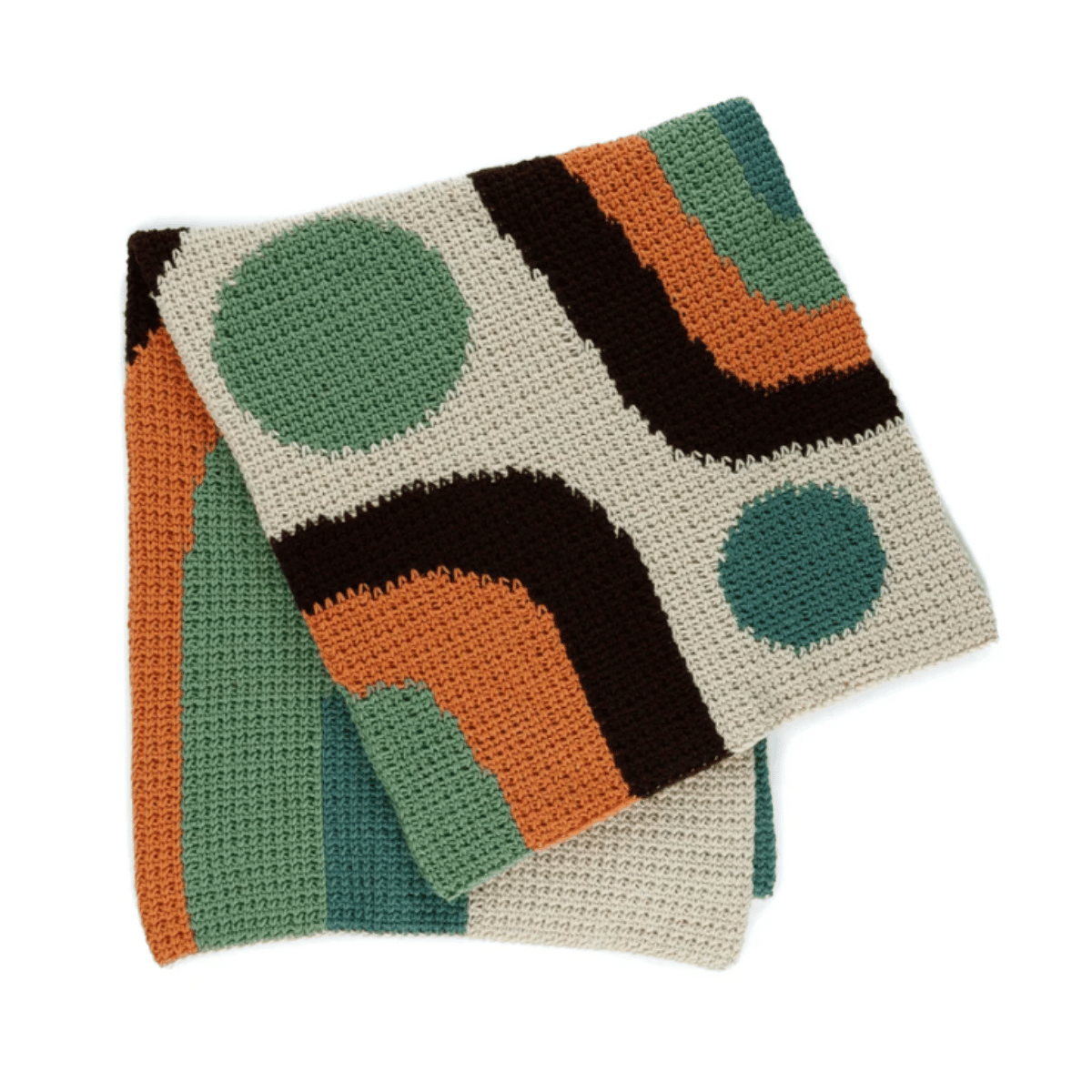 Caron Calm Current Crochet Blanket