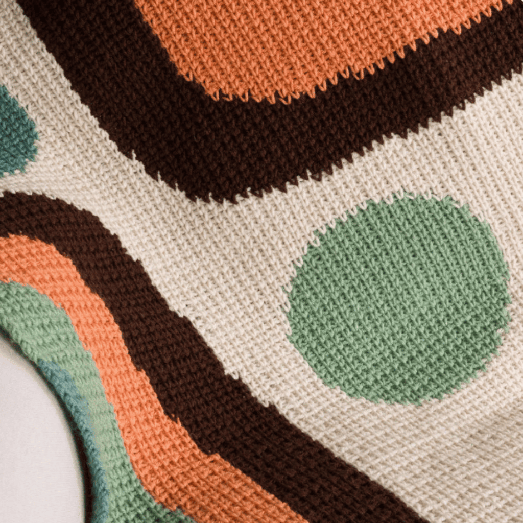 Caron Calm Current Crochet Blanket