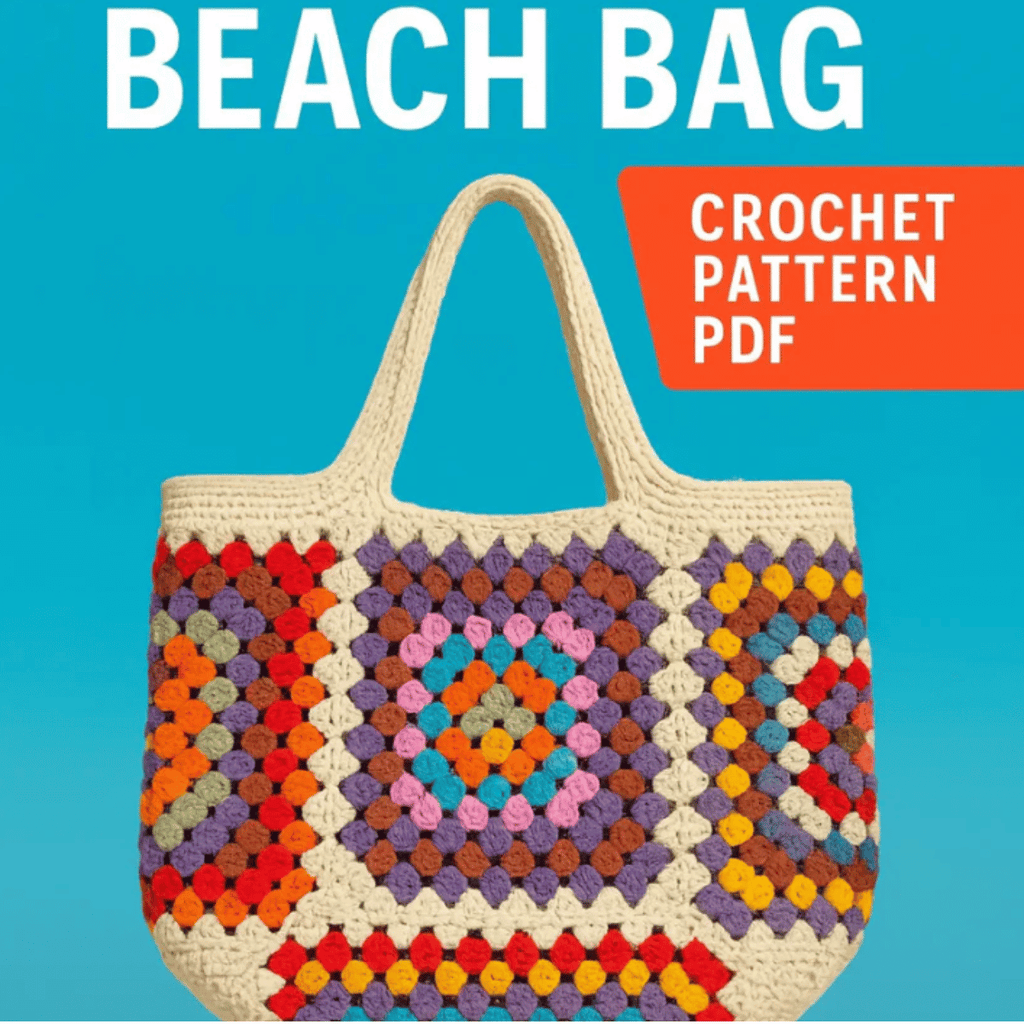 Granny Square Beach Crochet Pattern
