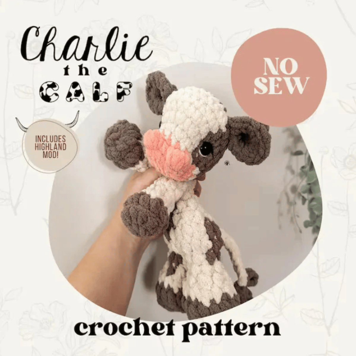 Charlie Crochet Pattern PDF – Cute Amigurumi Plush Doll Tutorial