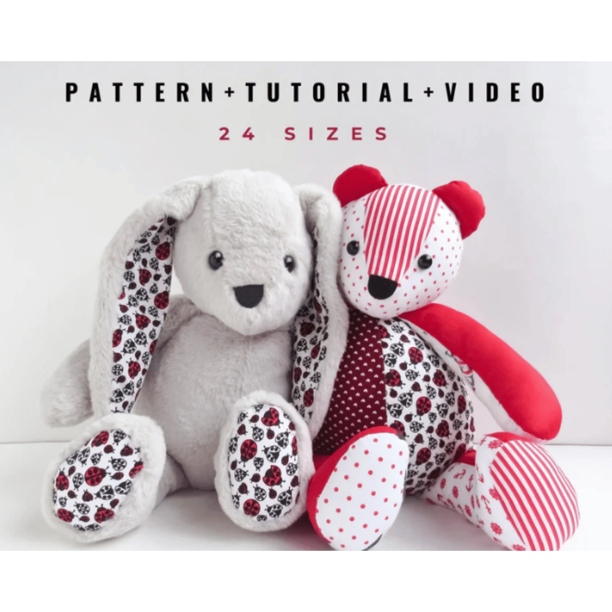 Mini Memory Bear & Bunny Sewing Kit PDF