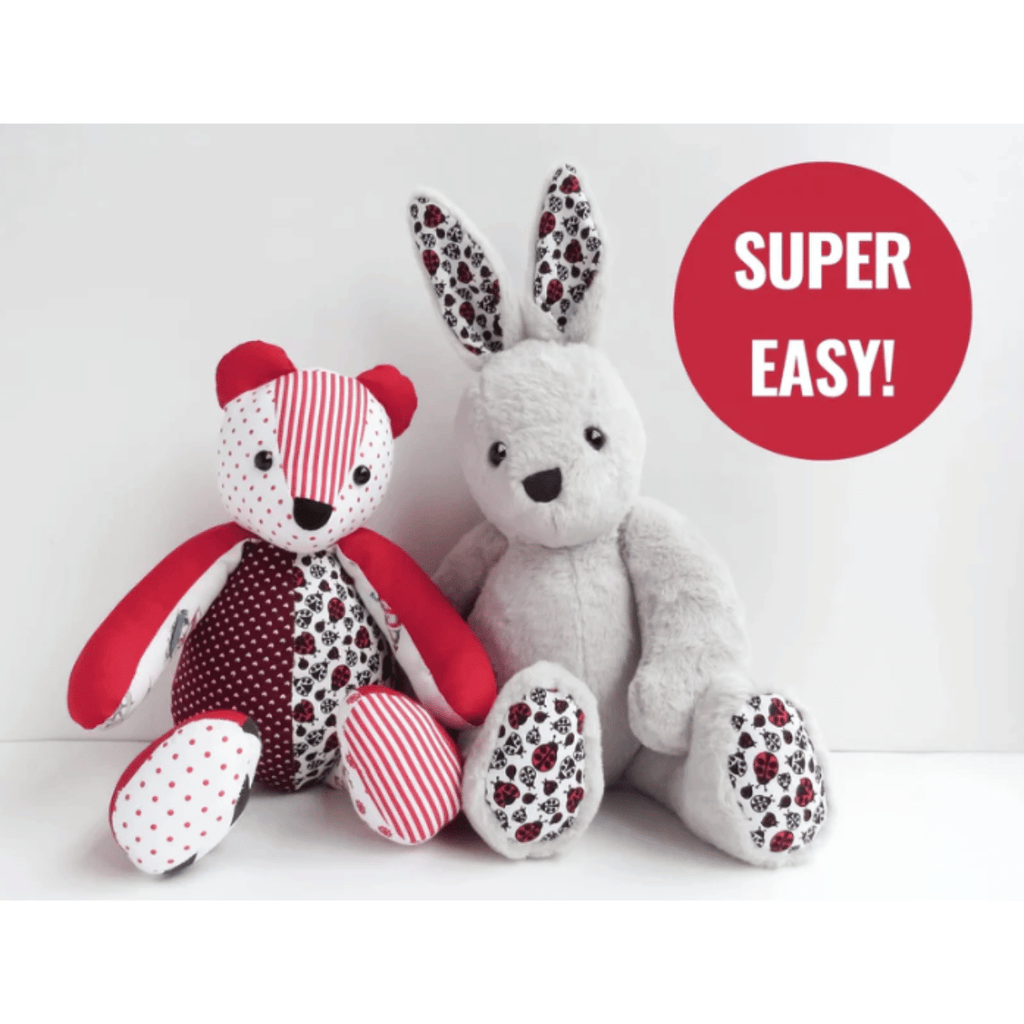 Mini Memory Bear & Bunny Sewing Kit PDF