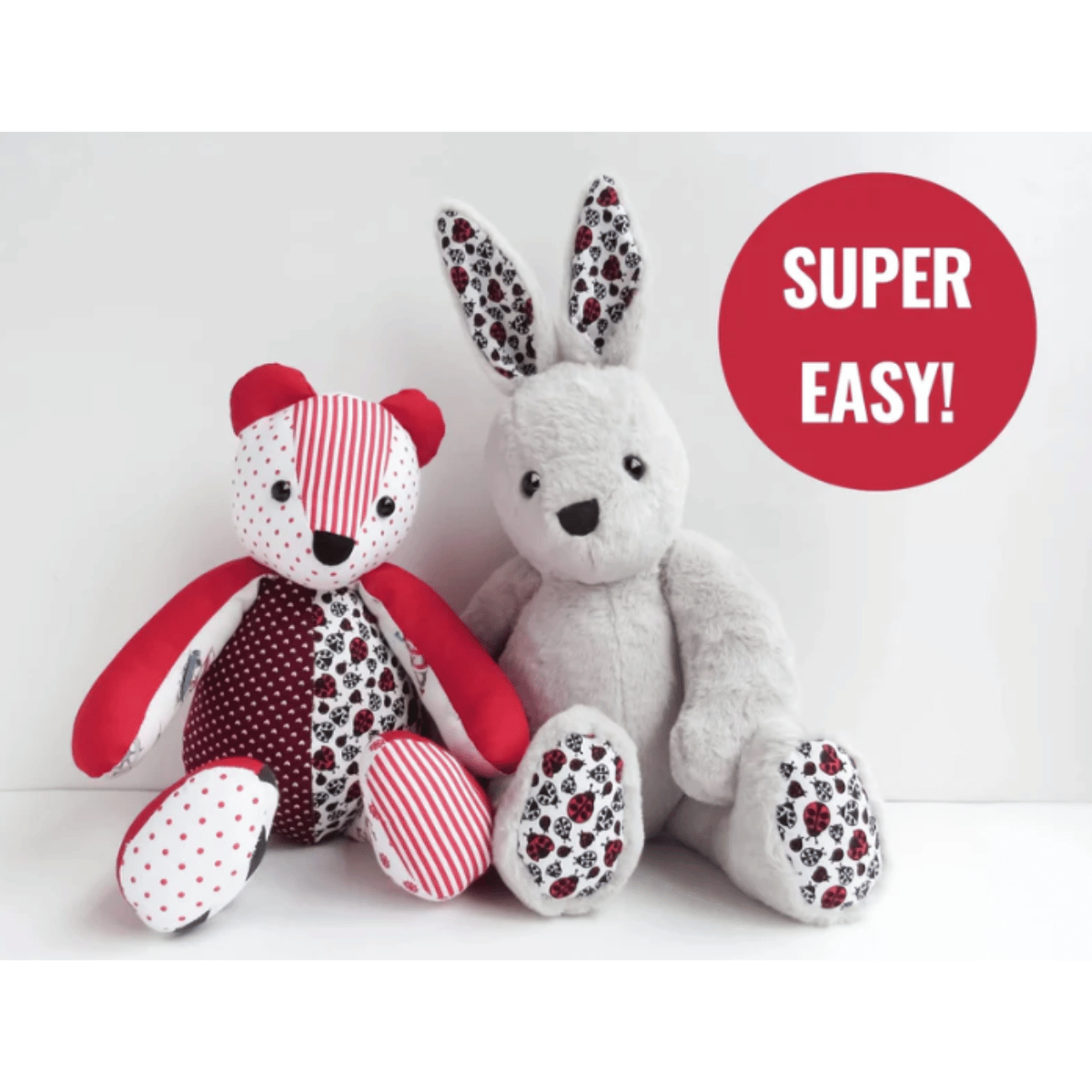 Mini Memory Bear & Bunny Sewing Kit PDF