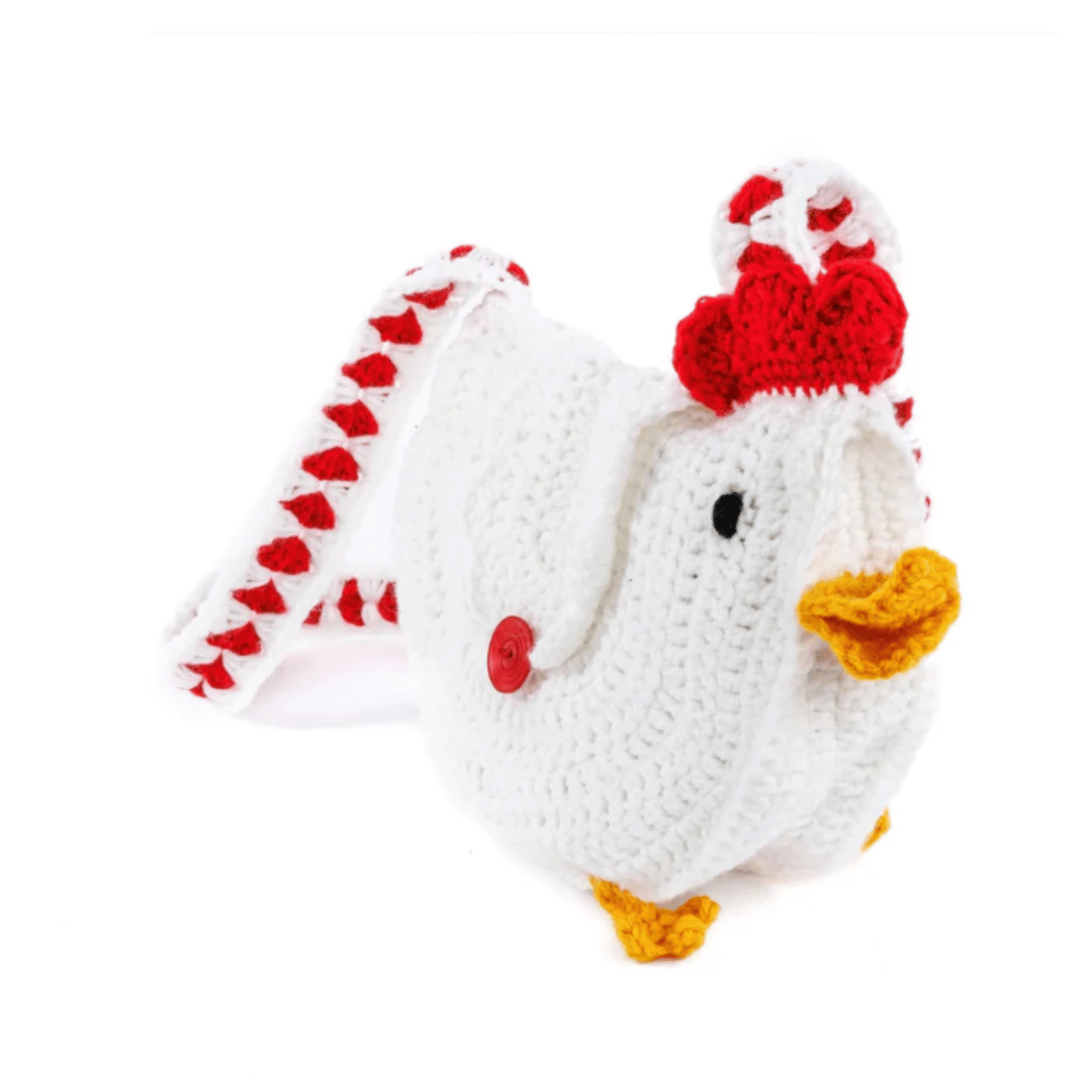 Red Heart Crochet Chicken Bag Pattern – Cute Farmhouse Tote PDF