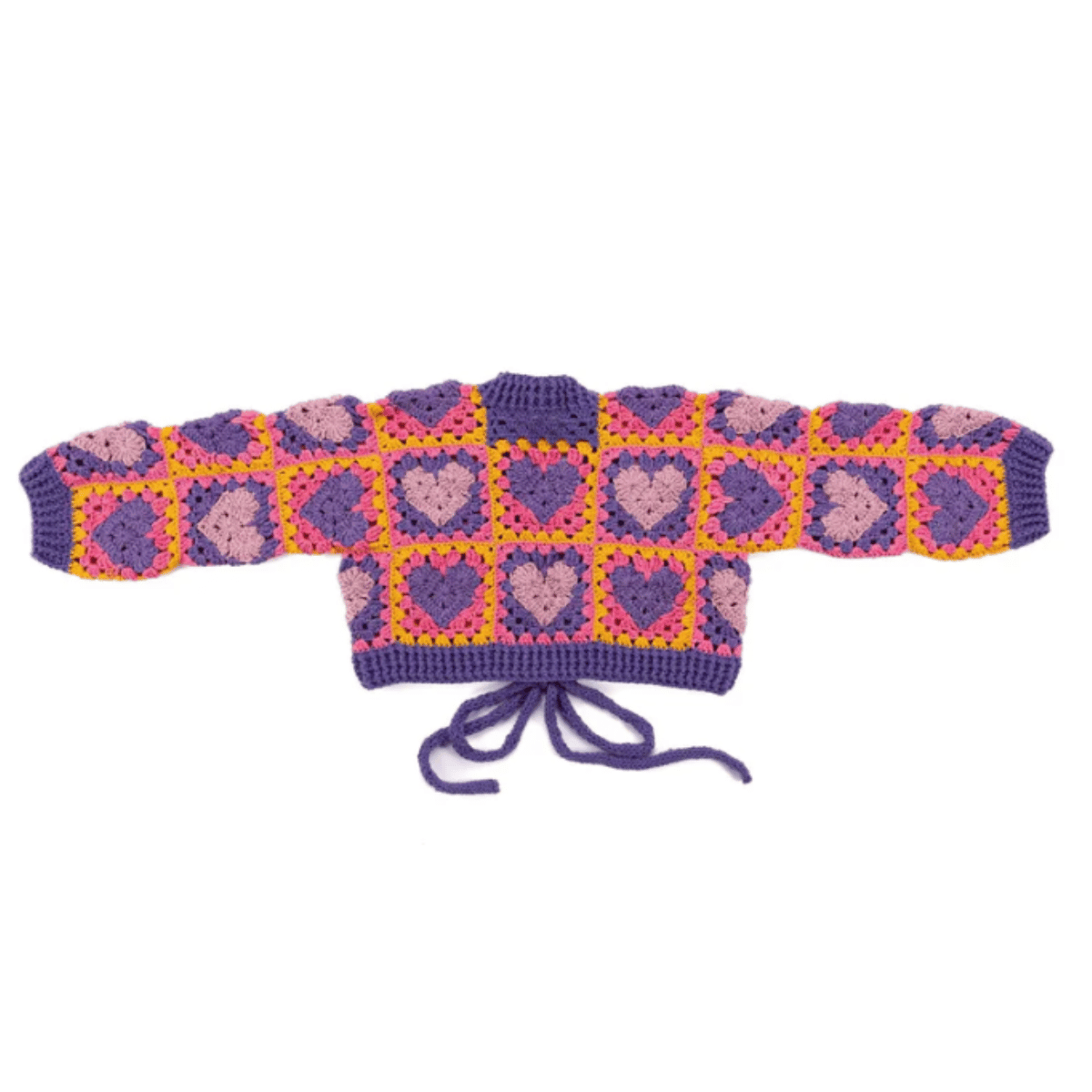 Red Heart Wrapped In Love Crochet Cardigan Pattern
