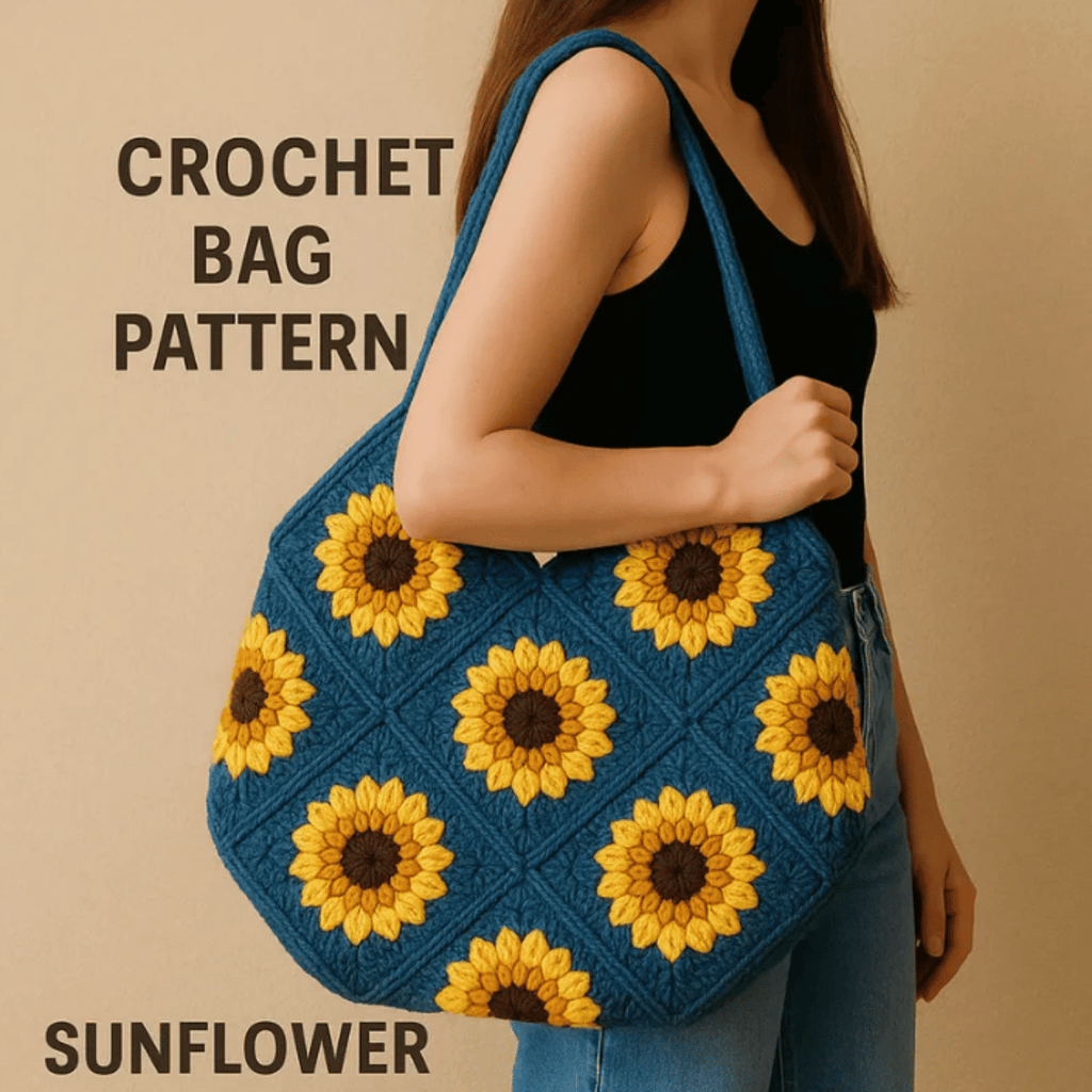 Sunflower Crochet Bag Pattern