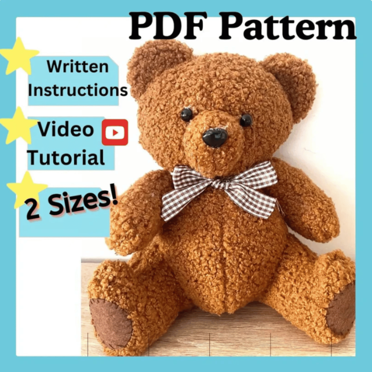 Norah Brown Crochet Amigurumi Pattern PDF