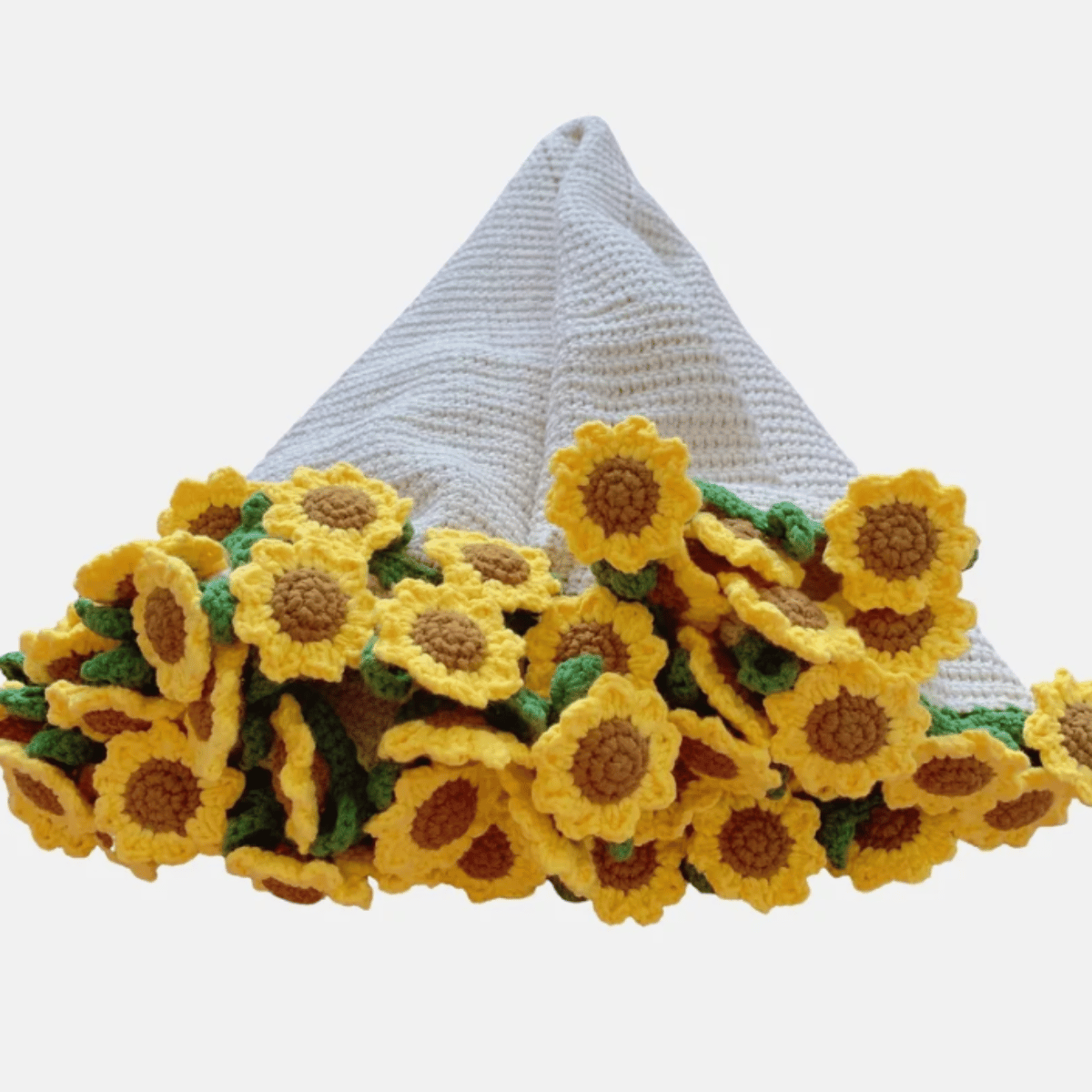 Crochet Sunflower Bouquet Blanket Pattern