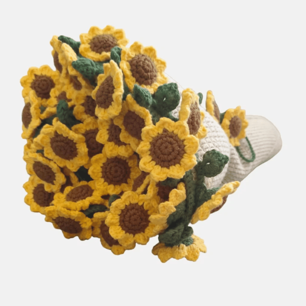 Crochet Sunflower Bouquet Blanket Pattern