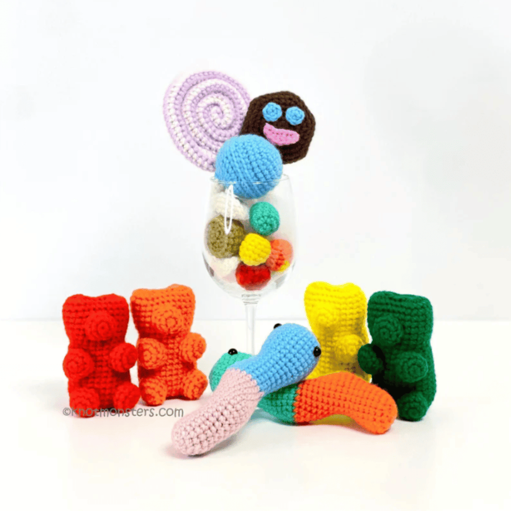 50 Sweets & Treats Crochet Pattern Bundle PDF – Amigurumi Dessert Collection Digital Download