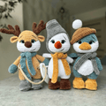 3-in-1 Amigurumi Crochet Pattern – Penguin, Snowman & Reindeer PDF Pattern