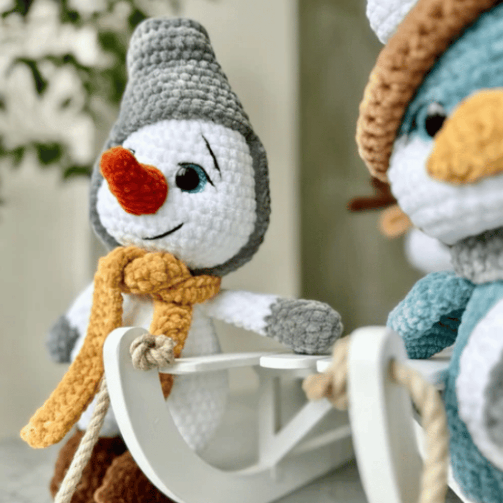 3-in-1 Amigurumi Crochet Pattern – Penguin, Snowman & Reindeer PDF Pattern