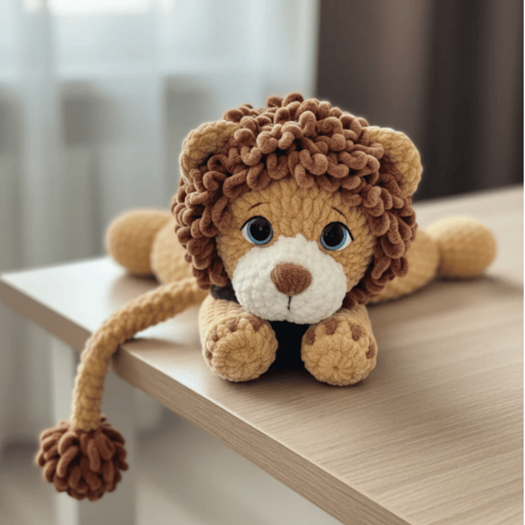 Adorable Lion Comforter Crochet Pattern