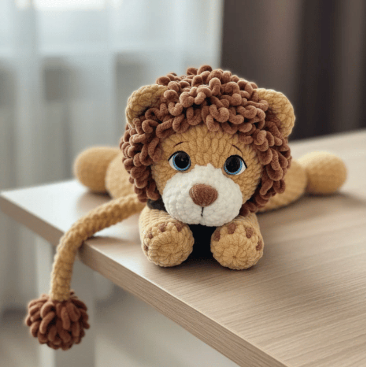 Adorable Lion Comforter Crochet Pattern