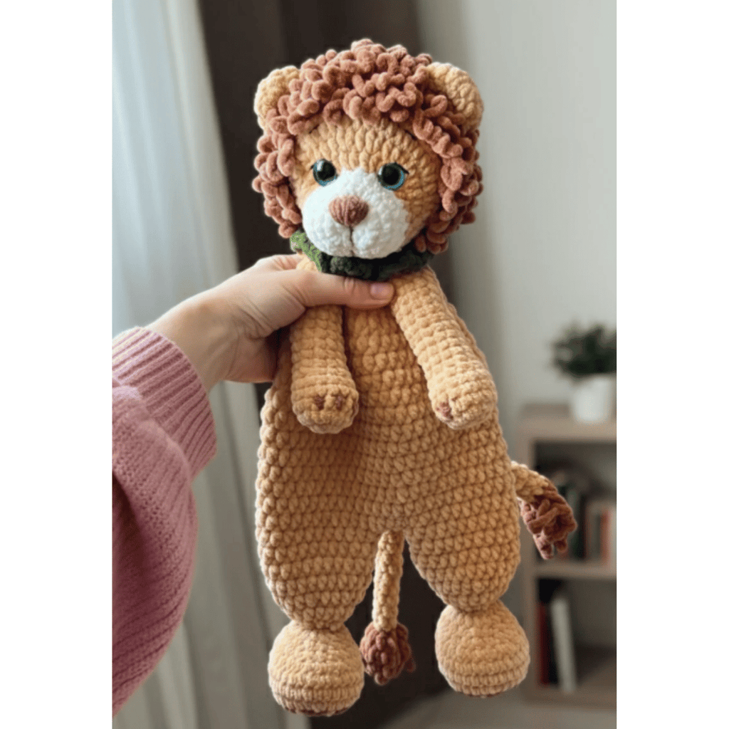 Adorable Lion Comforter Crochet Pattern