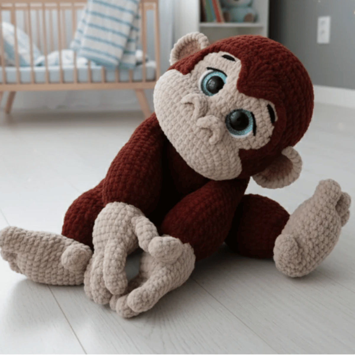Cute Monkey Amigurumi Crochet Pattern PDF