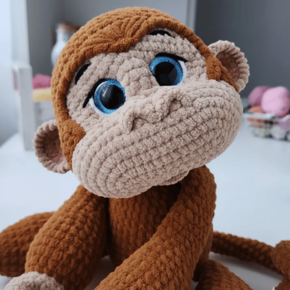 Cute Monkey Amigurumi Crochet Pattern PDF
