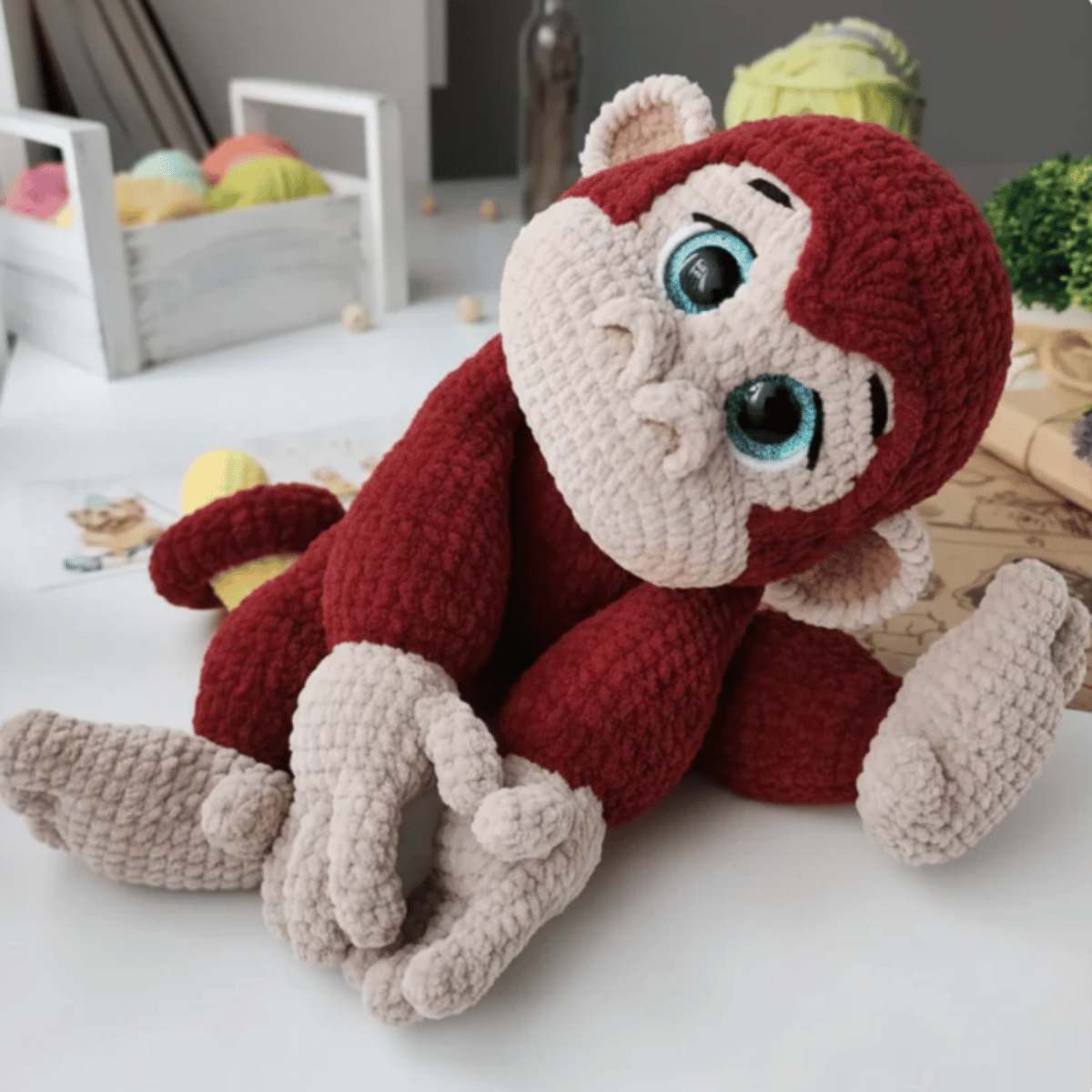 Cute Monkey Amigurumi Crochet Pattern PDF