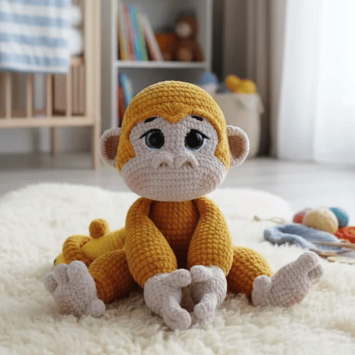 Cute Monkey Amigurumi Crochet Pattern PDF