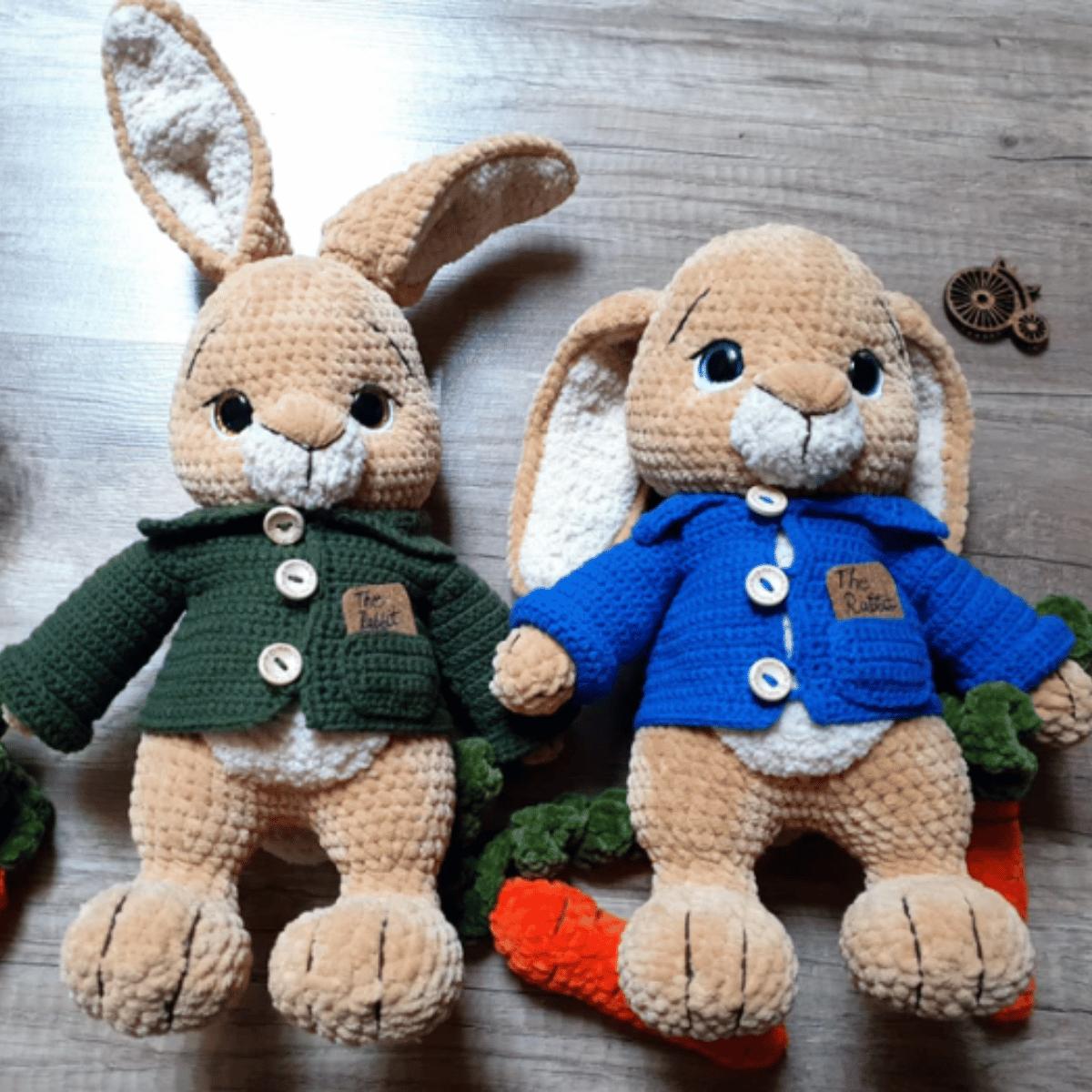 Lulu & Lili Crochet Bunny Pattern Set PDF Amigurumi Rabbit Bundle Tutorial