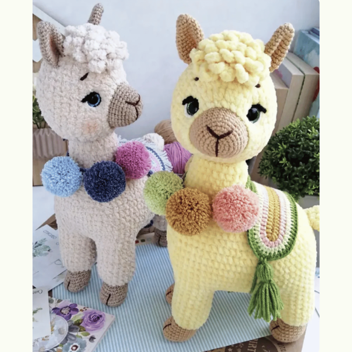 Luna the Llama Amigurumi Crochet Pattern PDF Plush Alpaca Toy Tutorial