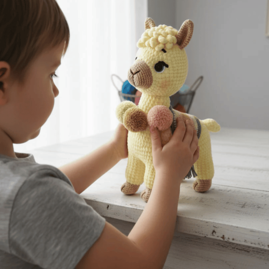 Luna the Llama Amigurumi Crochet Pattern PDF Plush Alpaca Toy Tutorial