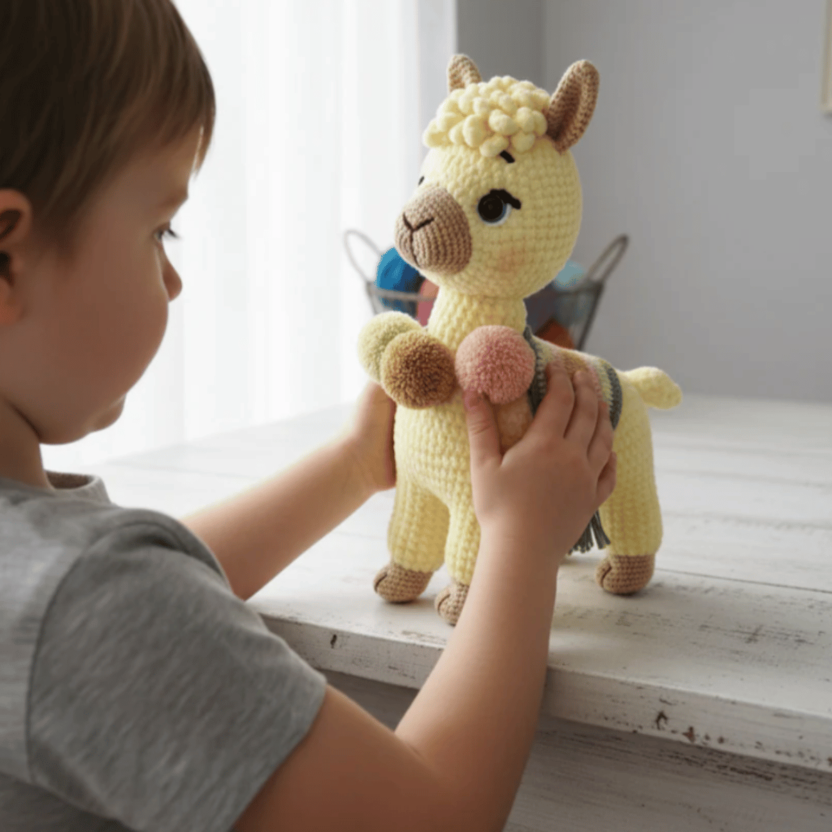Luna the Llama Amigurumi Crochet Pattern PDF Plush Alpaca Toy Tutorial