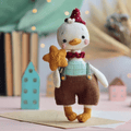 Pol the Goose Amigurumi Crochet Pattern PDF Farm Animal Plush Toy Tutorial