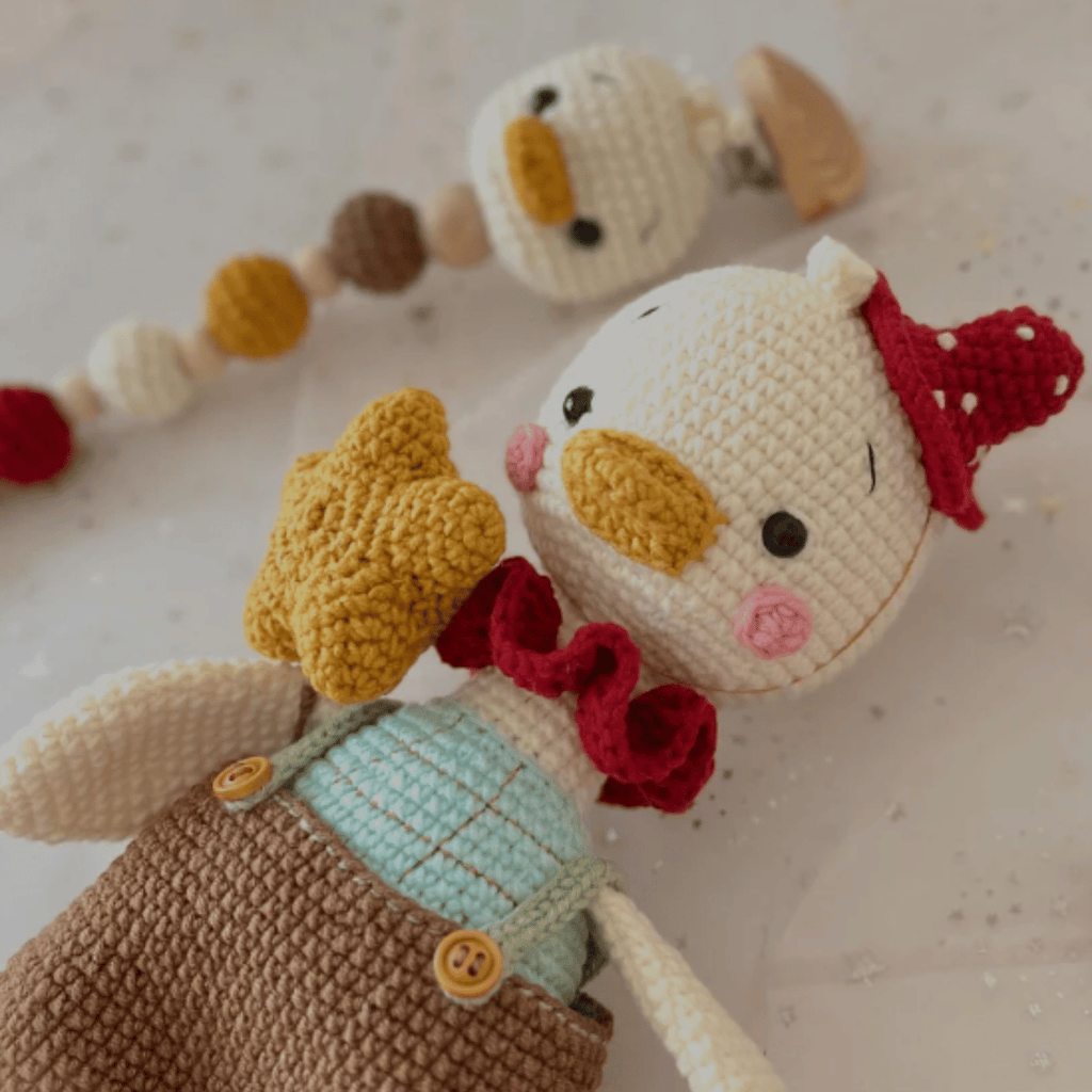 Pol the Goose Amigurumi Crochet Pattern PDF Farm Animal Plush Toy Tutorial