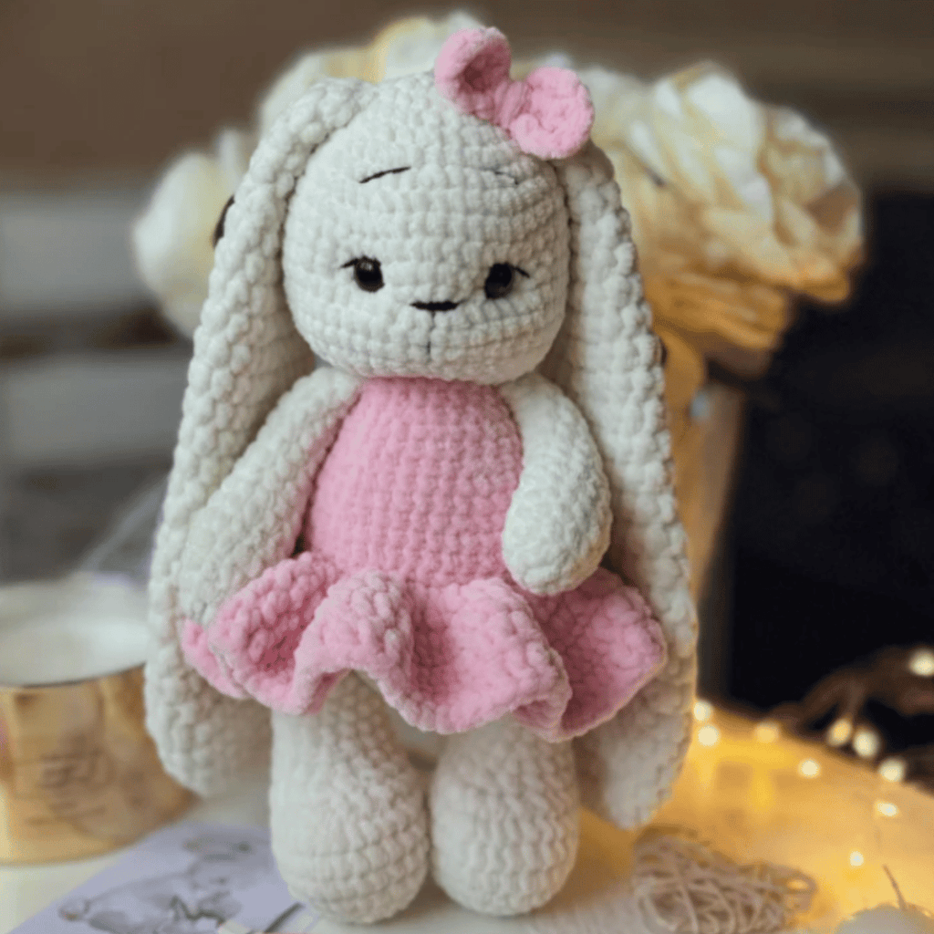 Bunny Amigurumi Crochet Pattern PDF Plush Rabbit Toy Tutorial