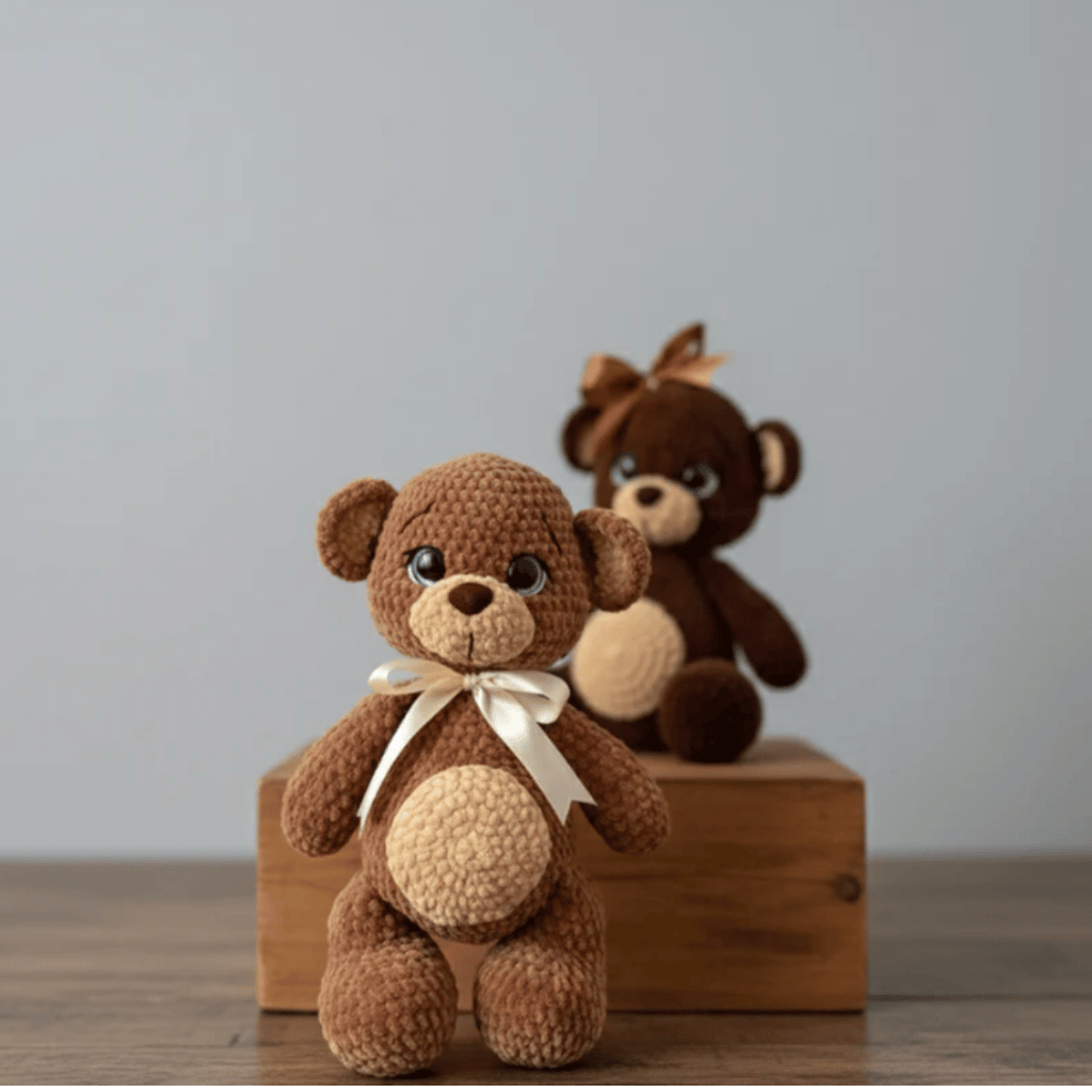 Oliver the Teddy Bear Amigurumi Crochet Pattern PDF Plush Toy Tutorial