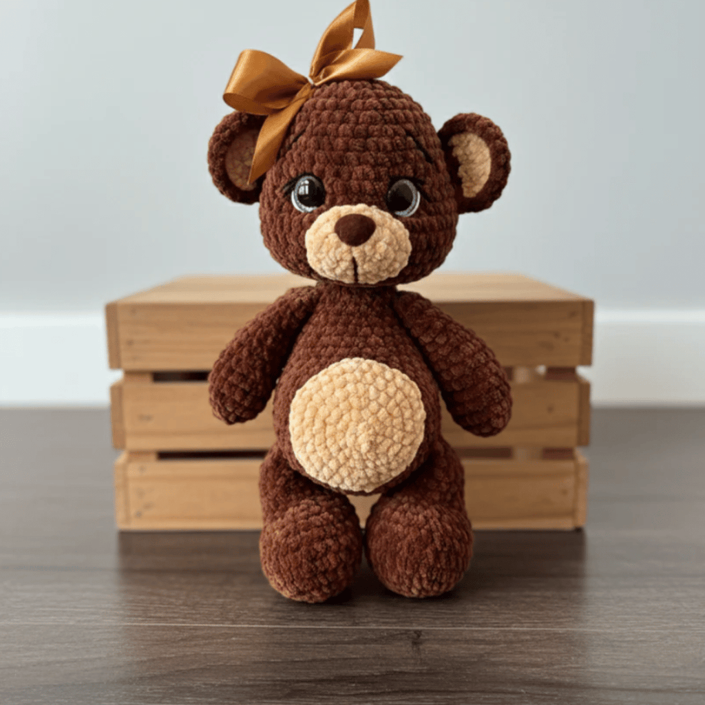 Oliver the Teddy Bear Amigurumi Crochet Pattern PDF Plush Toy Tutorial