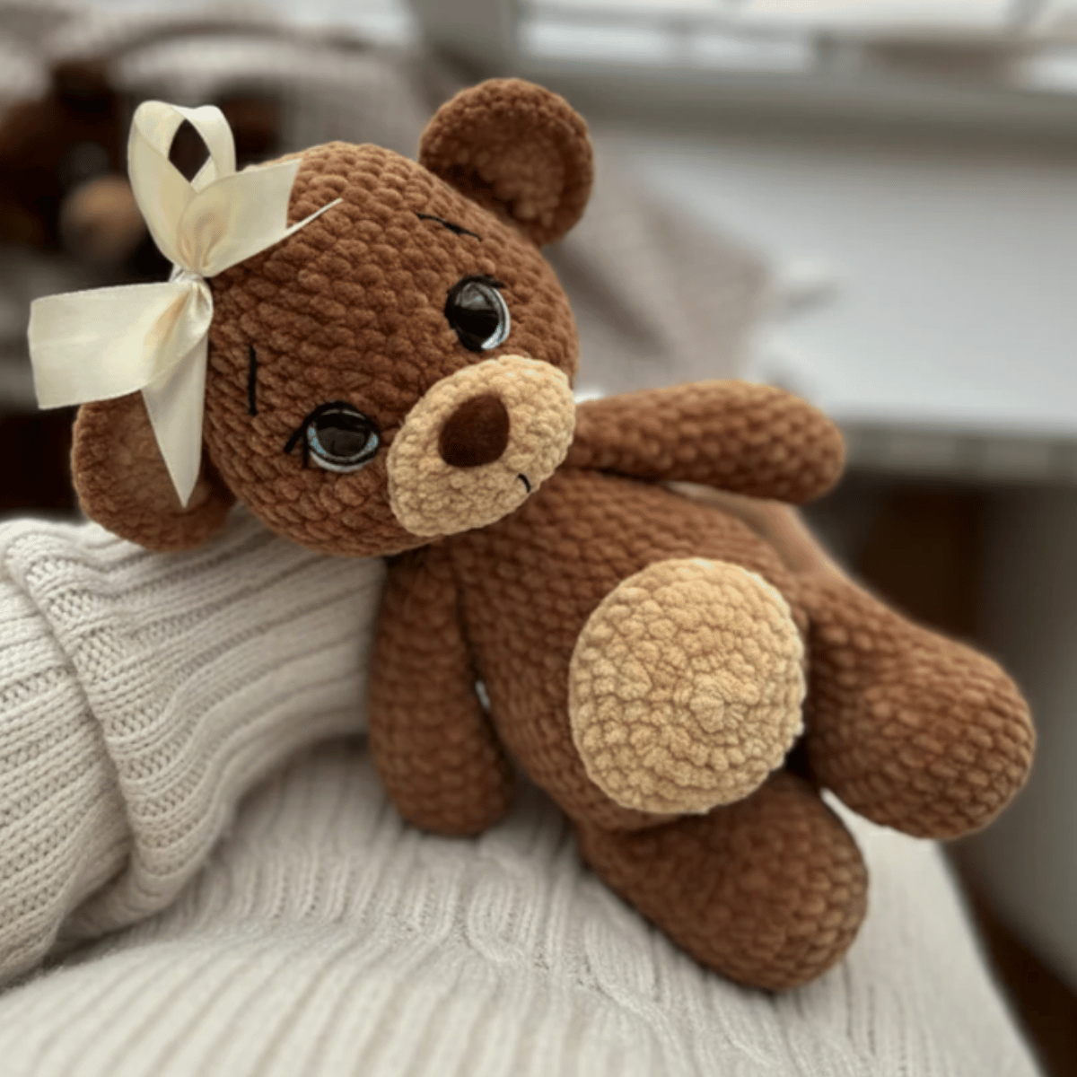 Oliver the Teddy Bear Amigurumi Crochet Pattern PDF Plush Toy Tutorial
