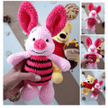 Pippa the Little Pig Amigurumi Crochet Pattern PDF Farm Animal Plush Tutorial