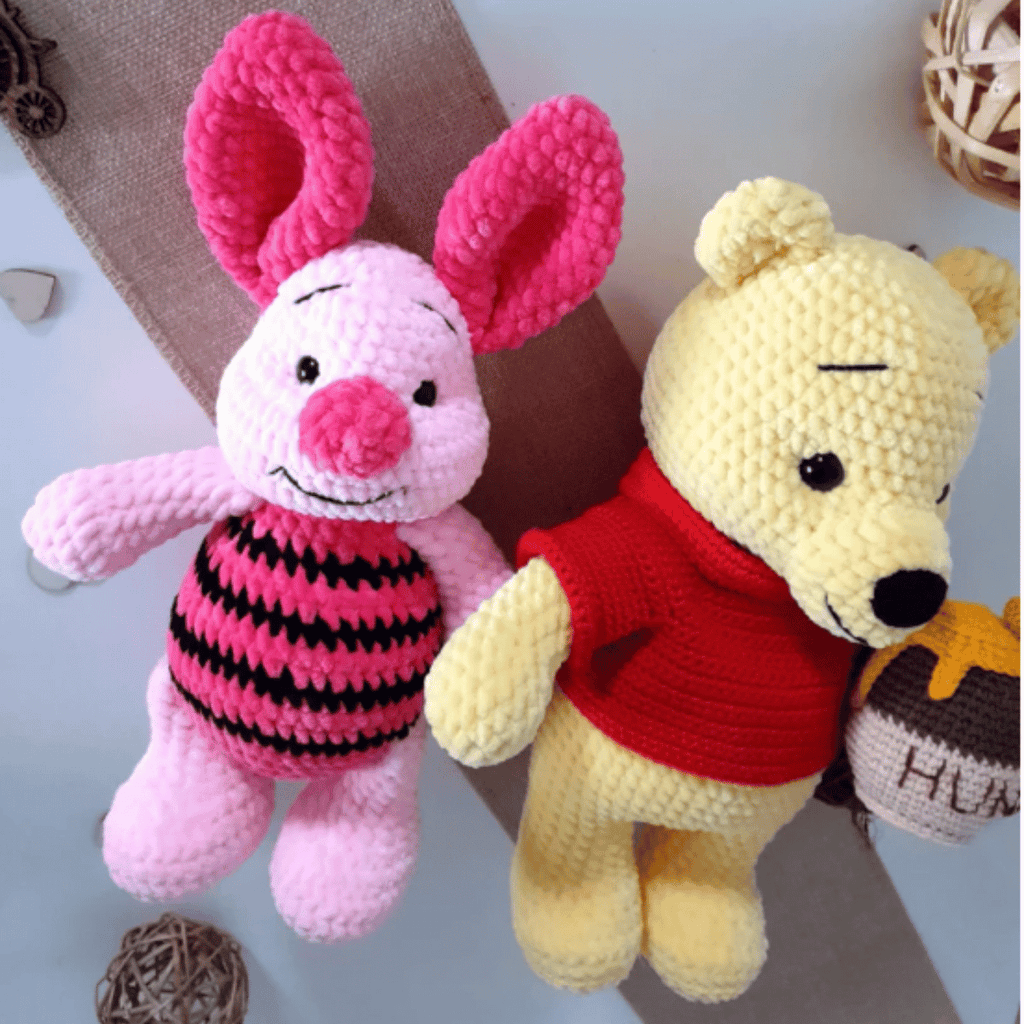 Pippa the Little Pig Amigurumi Crochet Pattern PDF Farm Animal Plush Tutorial