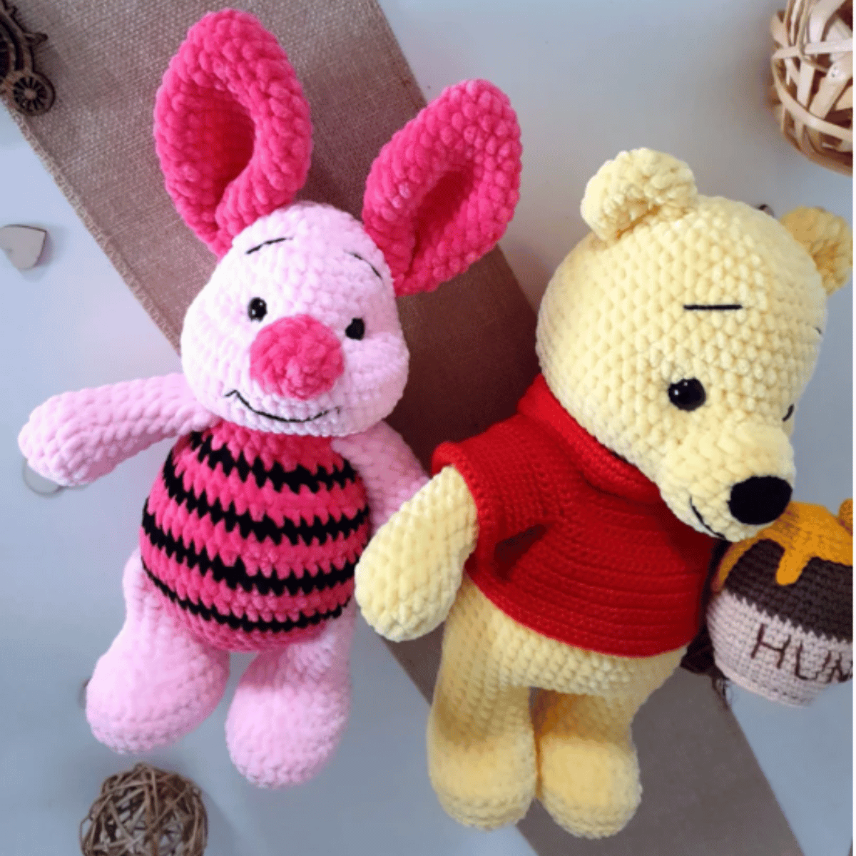 Pippa the Little Pig Amigurumi Crochet Pattern PDF Farm Animal Plush Tutorial