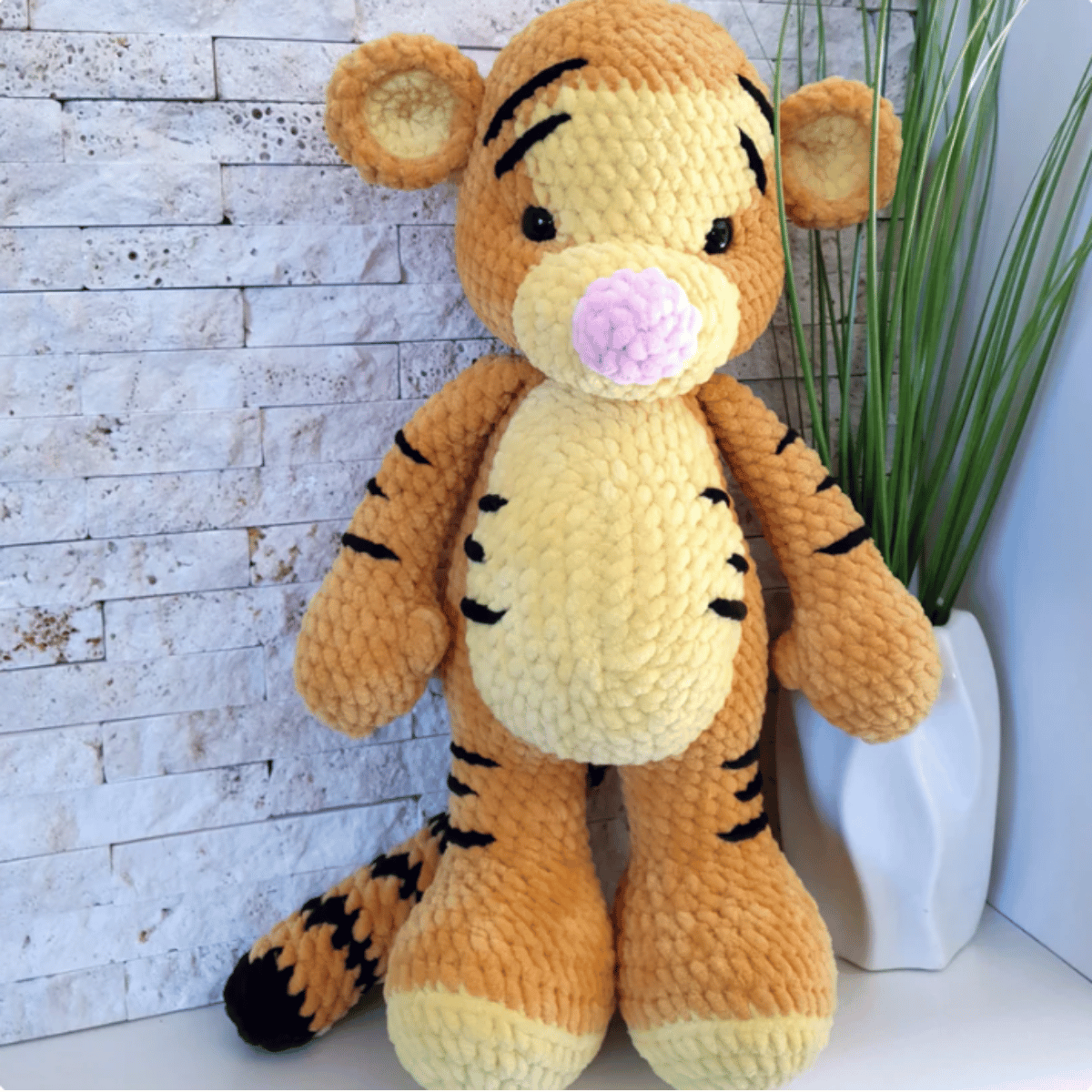 Tiger Amigurumi Crochet Pattern PDF Safari Plush Toy Tutorial