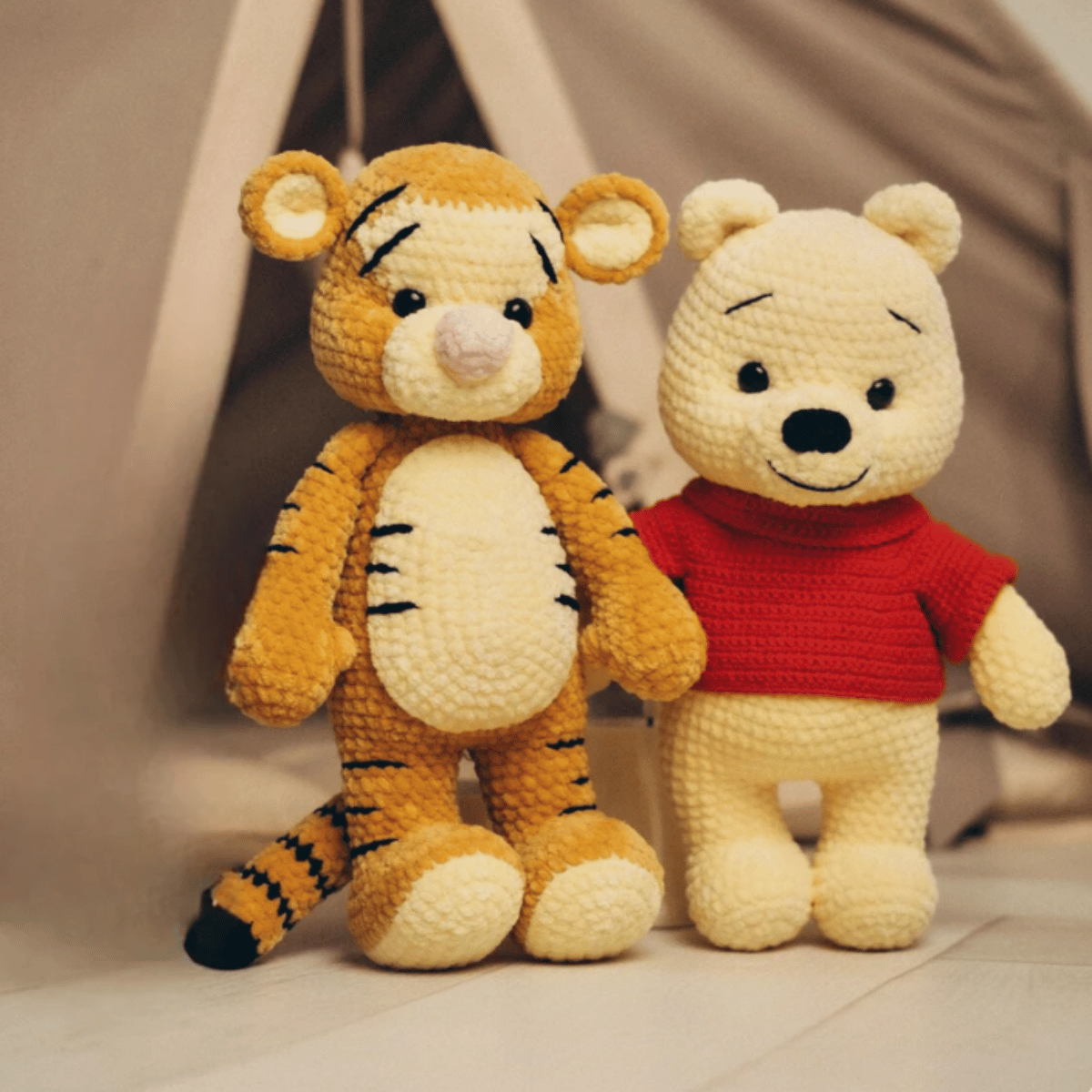 Tiger Amigurumi Crochet Pattern PDF Safari Plush Toy Tutorial