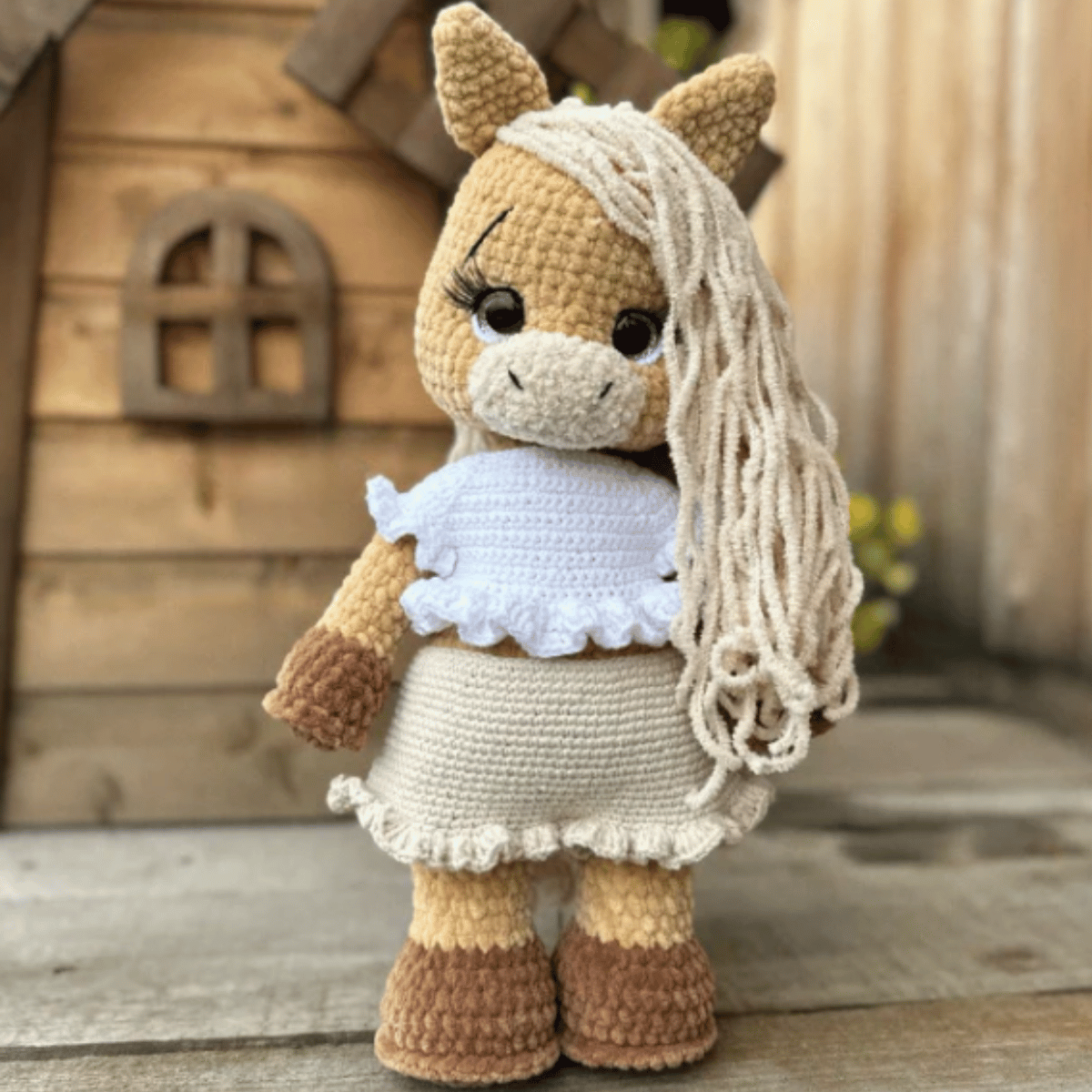 2-in-1 Unicorn & Horse Amigurumi Crochet Pattern PDF with Clothes Tutorial