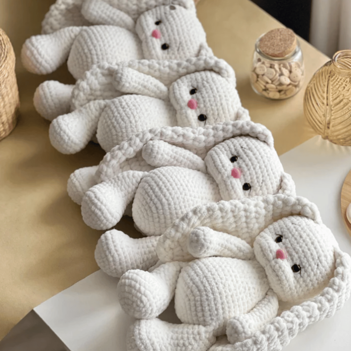 Sophie the Bunny Amigurumi Crochet Pattern PDF Plush Rabbit Toy Tutorial