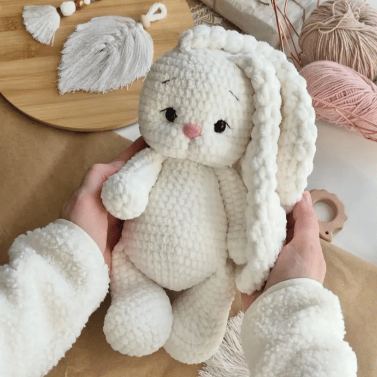 Sophie the Bunny Amigurumi Crochet Pattern PDF Plush Rabbit Toy Tutorial